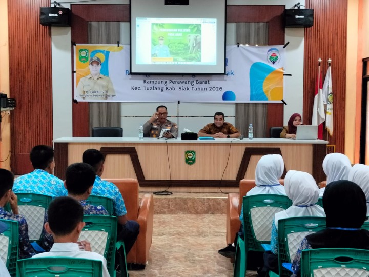 Kapolsek Tualang Beri Penyuluhan Anti-Bullying kepada 50 Pelajar, Tekankan Dampak dan Sanksi Hukum