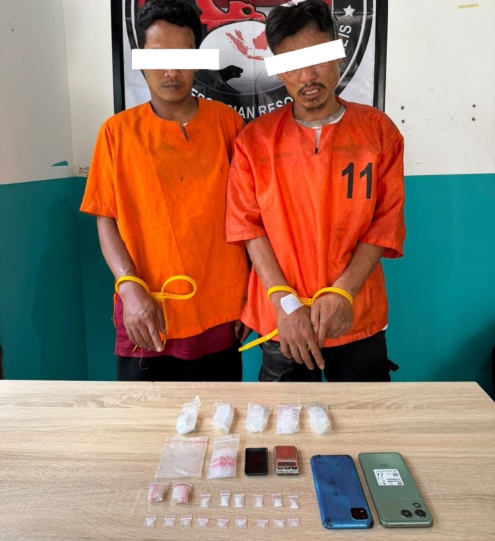 Dua Pengedar Sabu Diringkus Satnarkoba Polres Bengkalis