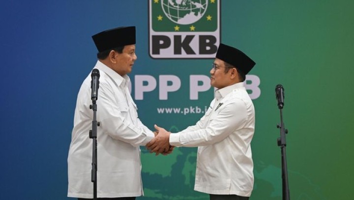 Presiden Prabowo Subianto dan Ketum PKB Muhaimin Iskandar. Sumber: detik.com