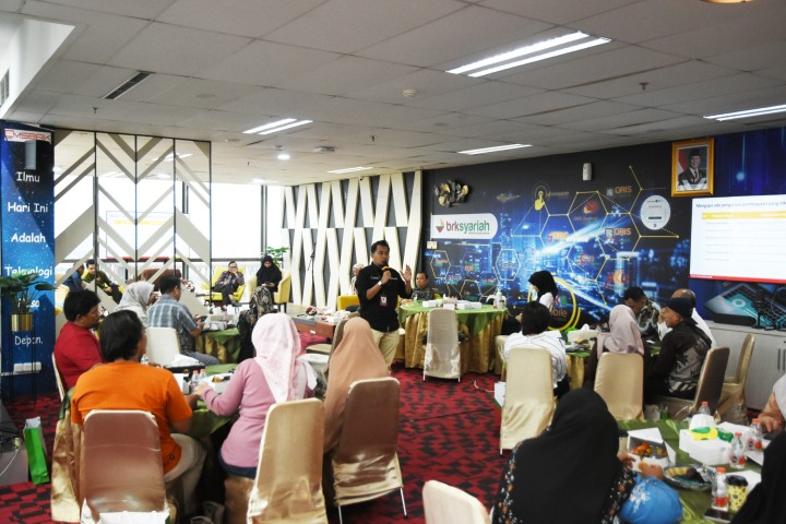Workshop Akselerasi Pembiayaan UMKM yang digelar di Sharia Digital Center BRK Syariah