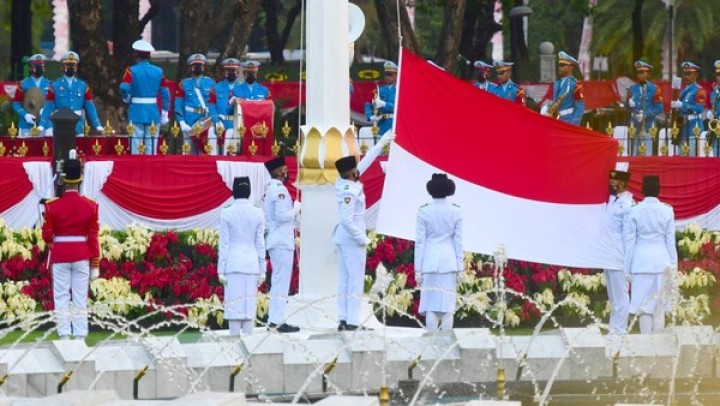 Ilustrasi upacara bendera. Sumber: Internet