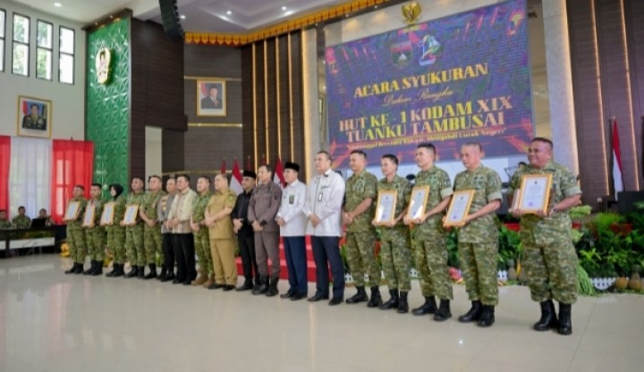 HUT Ke-1 Kodam XIX/Tuanku Tambusai, Pemkab Bengkalis Perkuat Sinergi Pertahanan dan Pembangunan
