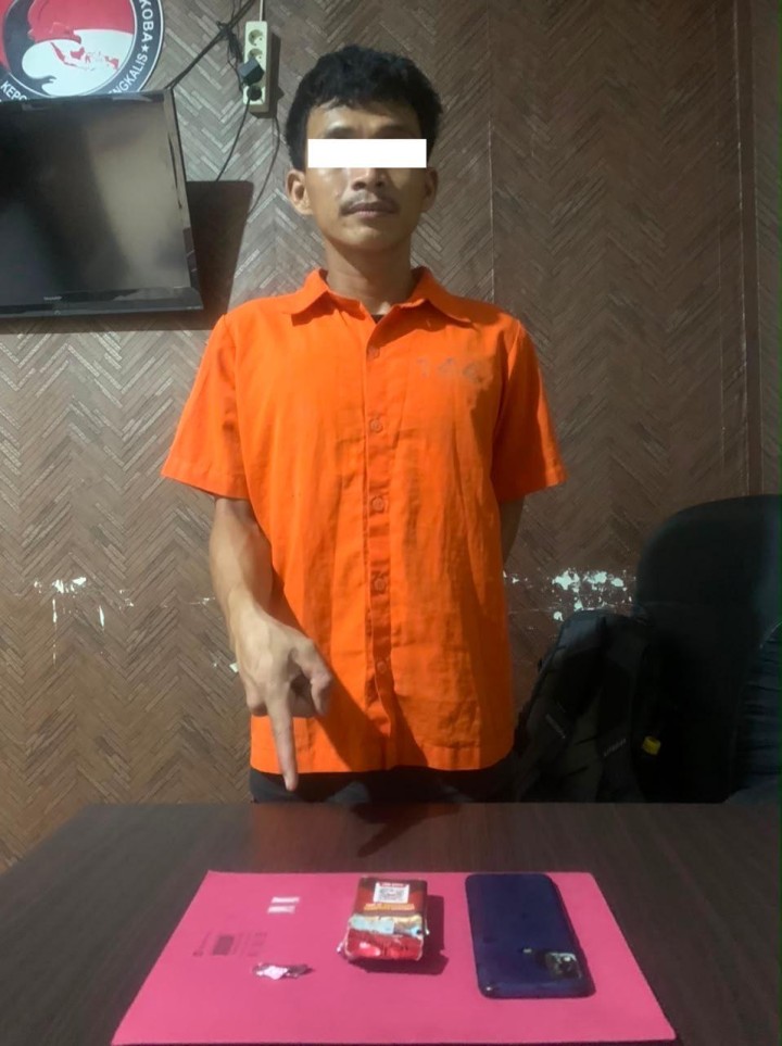 Diduga Edarkan Sabu Warga Selat Baru Bengkalis Diringkus Tim Opsnal Satnarkoba