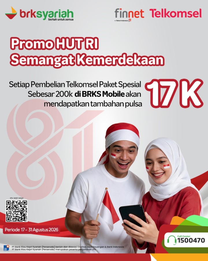 Promo Semangat Kemerdekaan BRK Syariah