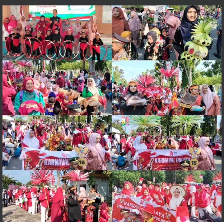 Dari Pawai hingga Pentas Seni, Anak-anak TK Pembina Mempura Meriahkan HUT RI