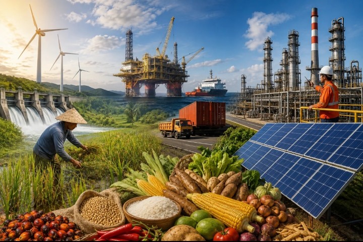 Ilustrasi sektor pangan dan energi. Sumber: RRI