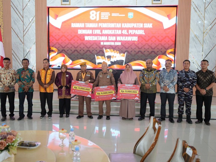 Pemkab Siak Gelar Ramah Tamah Bersama LVRI, PEPABRI, Wredatama dan Warakawuri