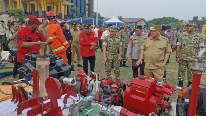 Apel Kesiapsiagaan Karhutla Riau 2026, PT RAPP Siapkan Personel hingga Peralatan Lengkap