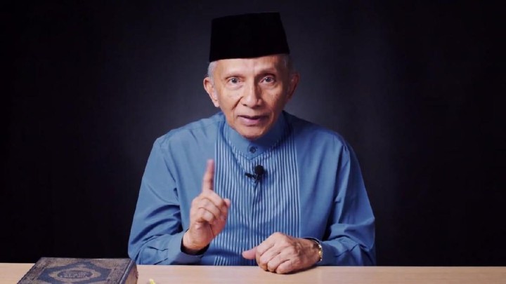 Politisi senior Amien Rais. Sumber: YouTube