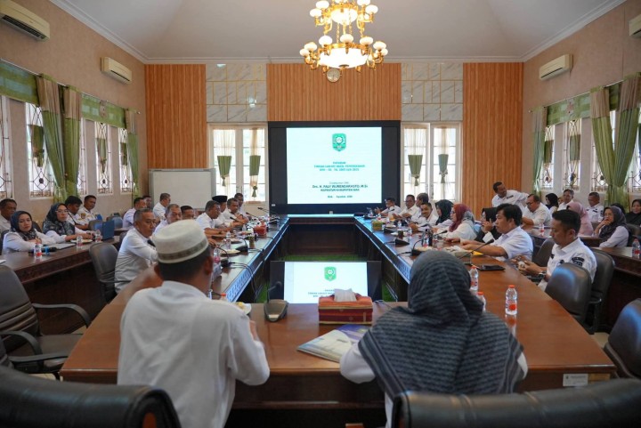 Bupati Siak Afni Zulkifli Pimpin Coaching Clinic Pemantauan Tindak Lanjut Hasil Pemeriksaan BPK RI