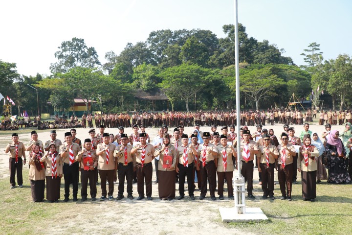Resmi Ditutup, Sekda Siak Pesankan Pramuka Terus Berlatih untuk Tembus Event Nasional