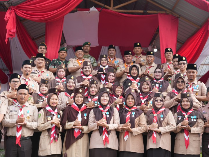 Peringati Hari Pramuka ke-65, Bupati Siak Afni Z Ajak Generasi Muda Dukung Swasembada Pangan Menuju Indonesia Emas 2045