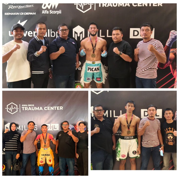 Kick Boxing Kab Bengkalis Raih 3 Mendali Emas, Prestasi Jalan Menuju PON 2026 Sultra