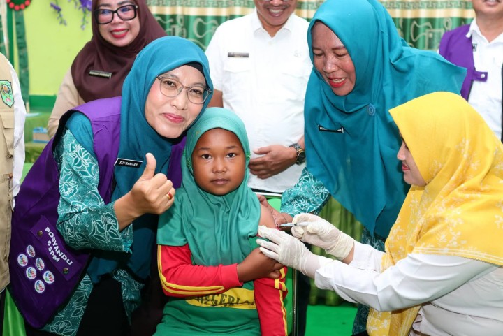 Ketua TP Posyandu Siak Sapa Anak Sekolah, Pastikan BIAS Berjalan Lancar di Minas