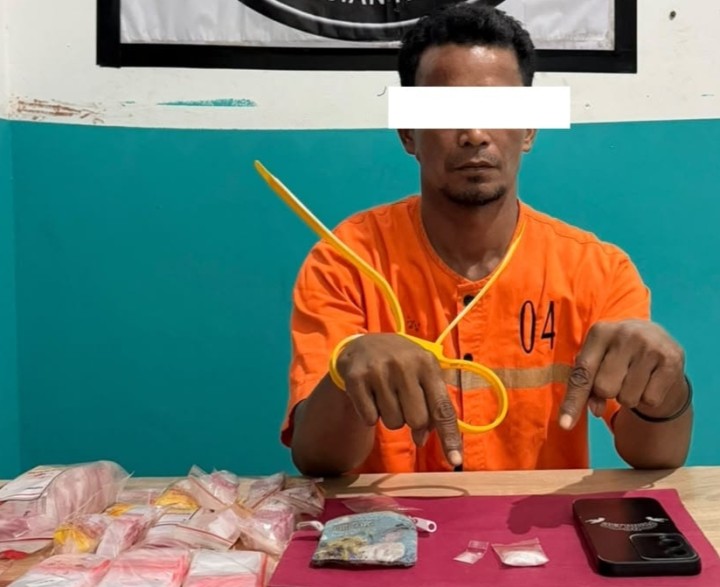3,61 Gram Sabu dan Seorang Pria Diringkus Polisi