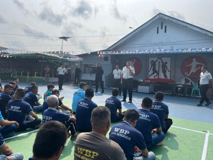  Baru Menjabat KPLP Lapas IIA Bengkalis, Begini Ketegasan Medy Albar