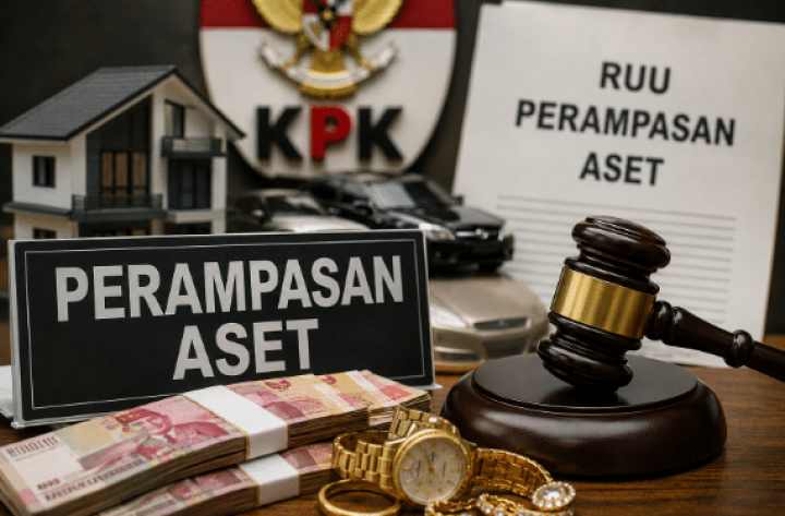 Ilustrasi perampasan aset. Sumber: Internet
