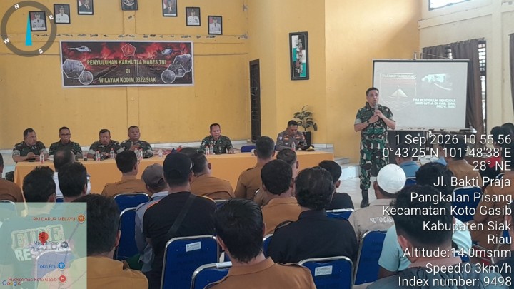 Cegah Karhutla, Mabes TNI Turun Edukasi Masyarakat Koto Gasib