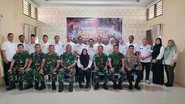Sinergi Cegah Karhutla, Mabes TNI Gandeng Masyarakat Kecamatan Minas