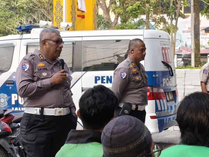 Jelang Hari Keselamatan Berlalu Lintas 2026, Polantas Karib Rangkul Ojol: Edukasi Keselamatan hingga Green Policing