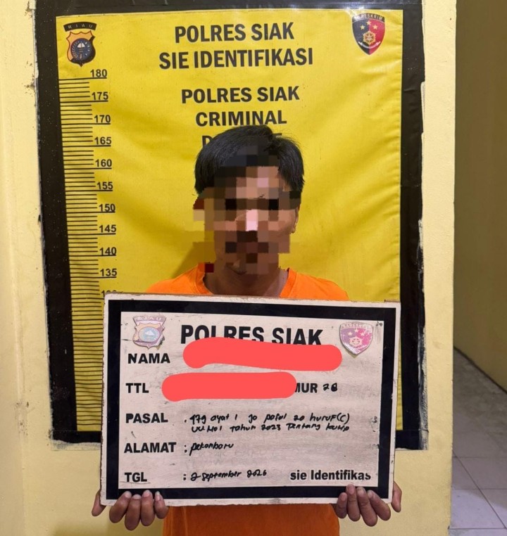 Jambret Gelang Emas Ibu yang Bonceng Anak, Pelaku Dibekuk Polsek Lubuk Dalam di Pekanbaru