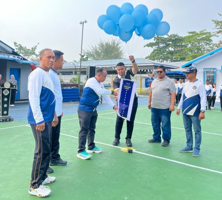 Kalapas Priyo Tri Laksono Buka Turnamen Kalapas Cup Vol II  