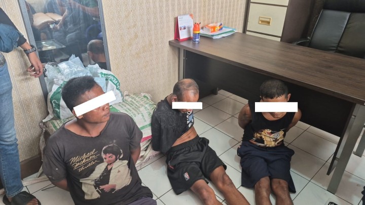 Polsek Bantan dan Satresnarkoba Bengkalis Tangkap 3 Pelaku dan 65 kg Sabu