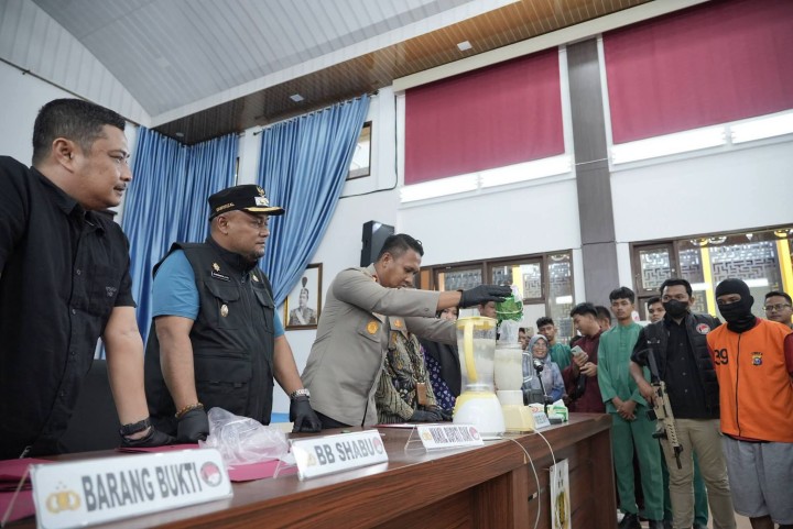 Wabup Syamsurizal Apresiasi Polres Siak Berhasil Putus Mata Rantai Peredaran Narkoba