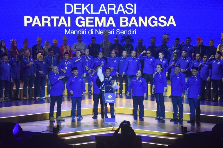 Deklarasi Partai Gema. Sumber: kompas.com