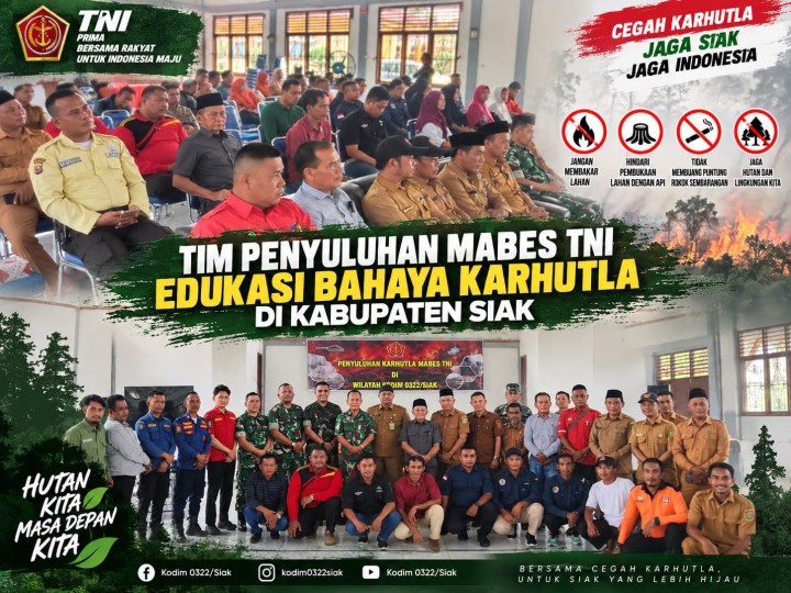 Mabes TNI Ajak Warga Mempura Cegah Karhutla Sejak Dini