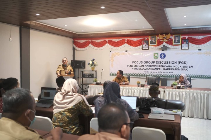 Sekda Siak Buka FGD Penyusunan Rencana Induk Sistem Pengelolaan Sampah