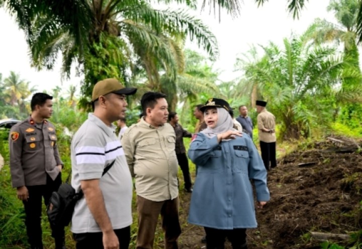 Pembersihan Lahan, Kasmarni Dorong Bantuan Alat Berat Berkelanjutan,Cegah Karhutla