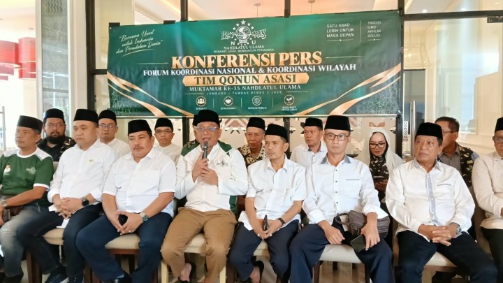 Koordinator Penggalangan Tim Qonun Asasi Muktamar ke-35 NU, Syamsudin M Pay. Sumber: Internet