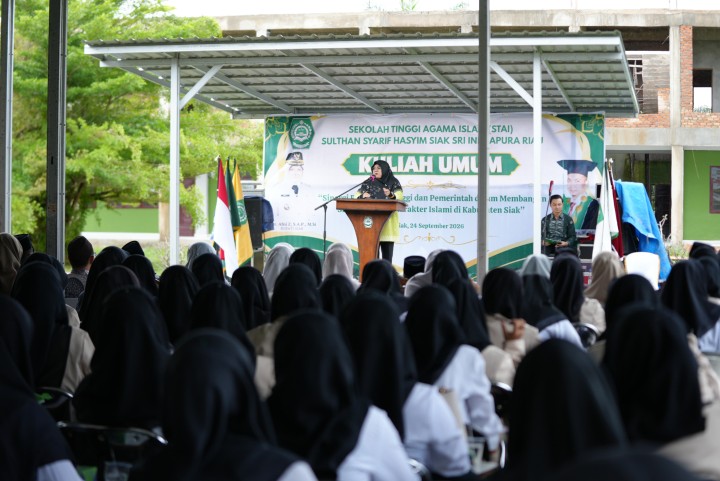 Kuliah Umum di STAI Siak, Bupati Afni Dorong Sinergi Kampus-Pemerintah Cetak SDM Islami