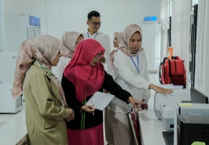 UPTD Labkesmas Bengkalis Sambut Tim Surveyor Akreditasi