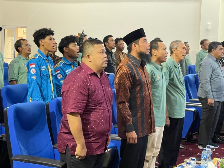 Pasi Pers Kodim 0303/Bengkalis Hadir pada Bedah Buku 25 Tahun Polbeng