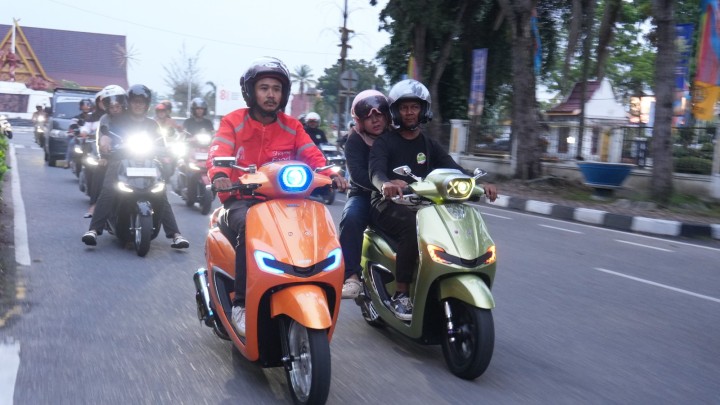 Stylo Sound Ride 2026 Meriahkan Akhir Pekan, Puluhan Bikers Stylo Pekanbaru dan Dumai Kompak Rolling dan Gathering