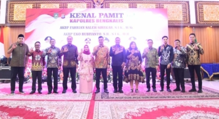 Bupati Kasmarni Apresiasi Pengabdian AKBP Fahrian dan Sambut Kapolres AKBP Eko Rubiyanto