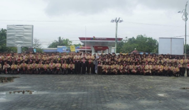 SMAN 4 Bengkalis Sabet Juara Umum pada Lomba Ketangkasan Pramuka