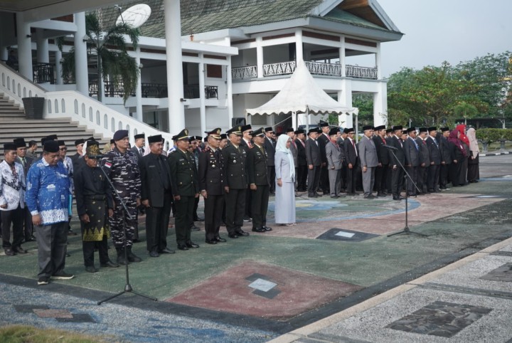 Personel Kodim 0322/Siak Ikuti Upacara Hari Kesaktian Pancasila 2026