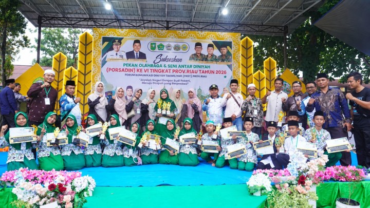 Selisih Tiga Poin dari Tuan Rumah, Siak Sabet Juara Umum II PORSADIN Riau 2026