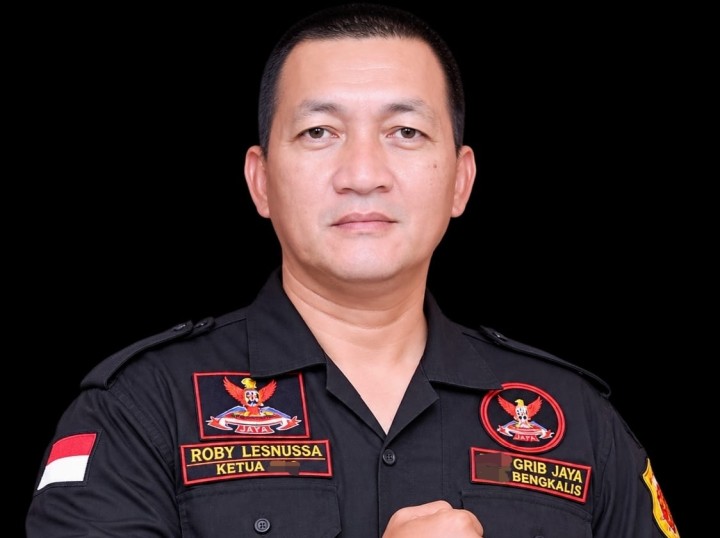 Tugas Khusus Roby Lesnussa Pimpin Kegiatan Sosial di Wilayah Kabupaten Bengkalis dari Grib Jaya