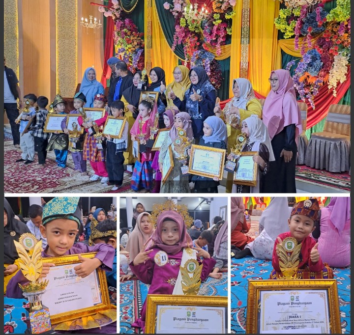 TK Negeri Pembina Mempura Borong Juara Fashion Show HUT ke-27 Kabupaten Siak