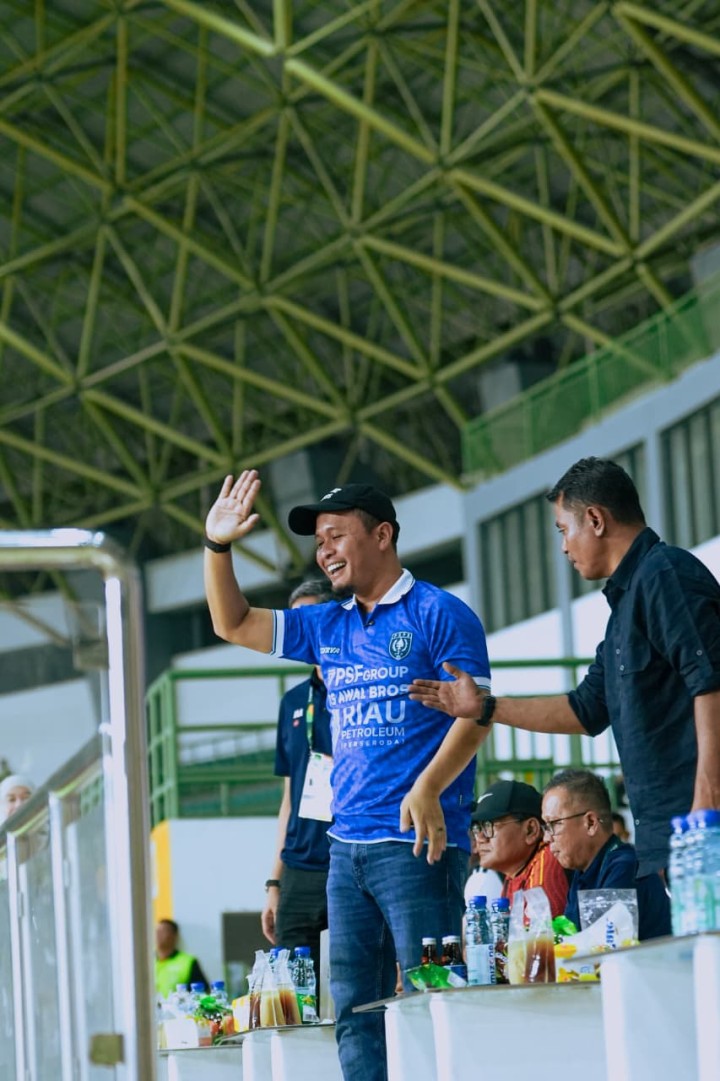 PSPS Duduki Puncak Klasemen,Agung Nugroho: Energi Masyarakat Bawa Dampak Positif
