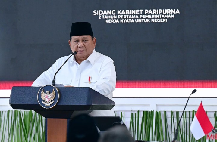  Presiden Prabowo, Sidang Kabinet Paripurna di Istana Merdeka, Jakarta, Rabu (21/10/2026)